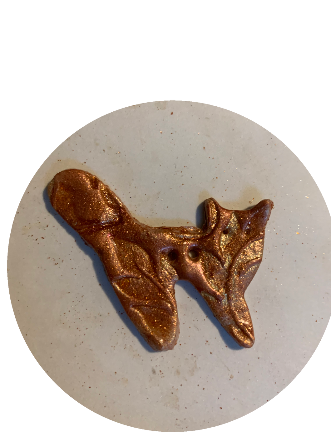 Foxy Cat Button