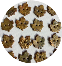 Load image into Gallery viewer, Medium Maple Leave Buttons
