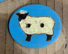 Load image into Gallery viewer, Sheep Button- 2”
