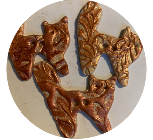 Foxy Cat Button
