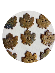 Bronze Large Maple Buttons