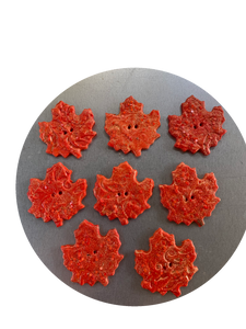 Large Maple Leaves Buttons