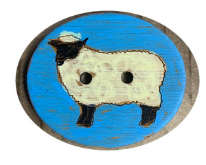 Sheep Buttons - 1”.