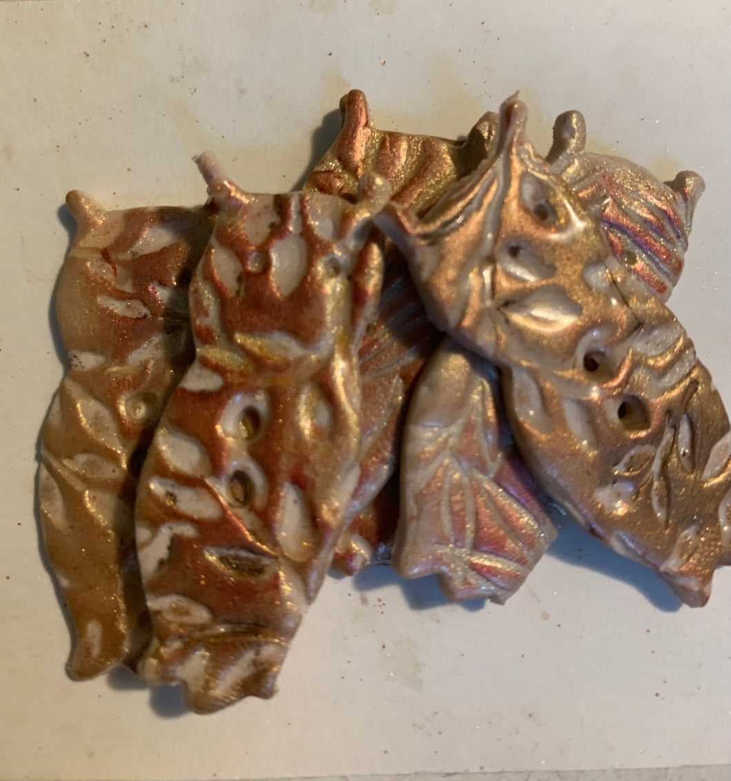 Copper Owl Button