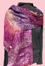 Load image into Gallery viewer, Silk Devore Scarfs. 14 x 72”.
