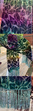 Load image into Gallery viewer, Silk Velvet Burn Out Scarves.9”by 54”
