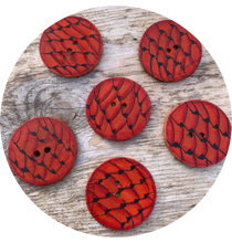 Load image into Gallery viewer, 1 and 3/8”s Hand Painted Wood Buttons
